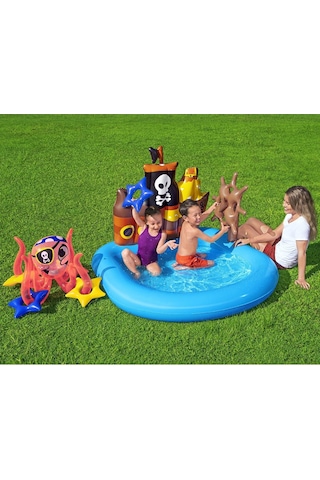 Bestway Şişme Tekne  Oyun Havuzu 52211 Çok Renkli