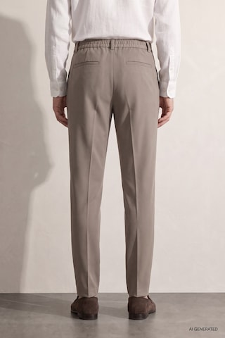 Twn Relaxed Fit Pilesiz Bej Çizgili Jogger Pantolon 7ec03ım07347m