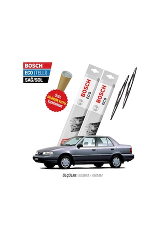 Bosch Eco Hyundai Excel Silecek Takımı (1994-2000)