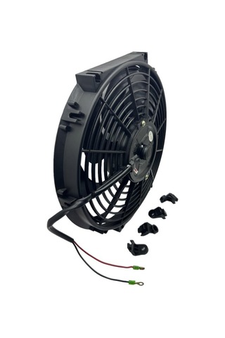 12v Fan Motoru Emici Aksiyel 11 " Helis Dış Çap 320 Mm
