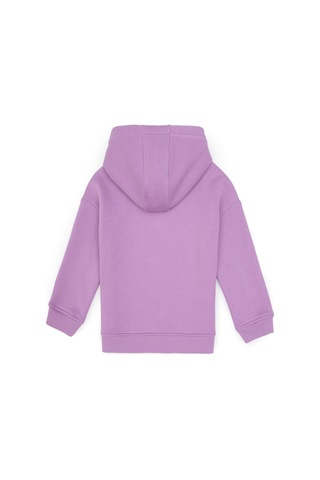 U.S. Polo Assn. Kız Çocuk Lila Şardonlu Kapüşonlu Sweatshirt 50317890-VR034