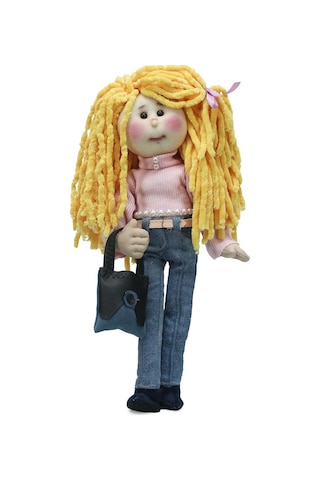 E38 El İşçiliği Kız Dekor Bebek 32 Cm - 6239