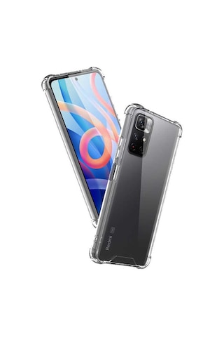 Redmi Note 11t 5g Kılıf Tchs Nitro Anti Shock Silikon - Renksiz Renksiz