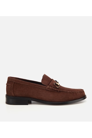 Hotiç Erkek Süet Deri Kahverengi Toka Detaylı Klasik Loafer 02ayh320200a480 02ayh320200a480