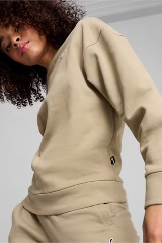 Puma Better Essentıals Crew Fl Bej Kadın Sweatshirt