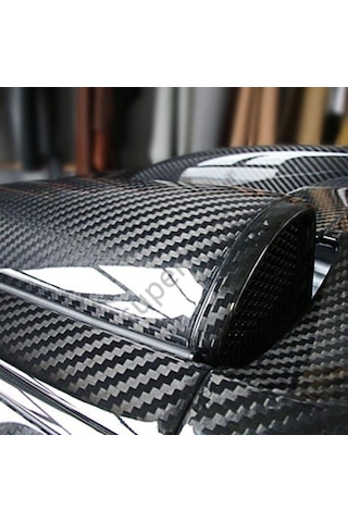 5D Ultra Parlak Carbon Fiber Folyo 314790555