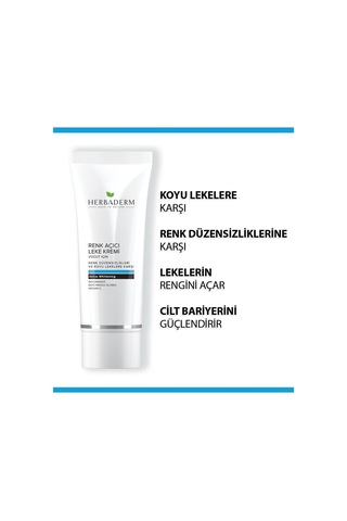 Herbaderm Vücut İçin Renk Açıcı Leke Kremi 60 ML