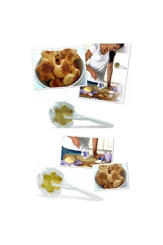 Kurabiye Ruleti - Çiçek - Kalp - Üçgen - Muffin Şekillerinde Kurabiye Şekillendirici Renkli