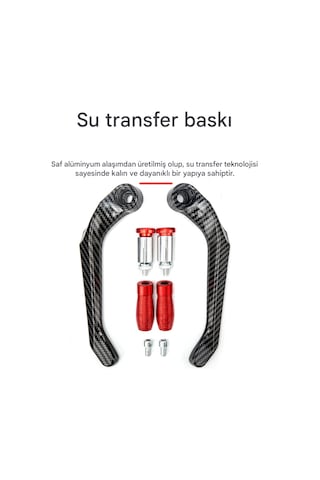 Honda Forza 250 Manet Koruma Karbon Desenli-titanyum Dekorlu-mkm52968