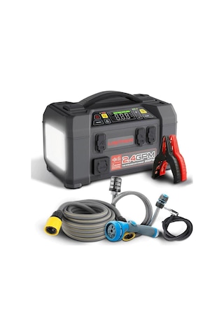 Lokithor Aw401 12v 2500amp Li-polimer Akıllı Akü Takviye + Pompa + Basınçlı Yıkama + Powerbank + Led Lamba Fr Aw401