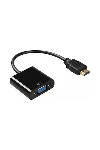 Batcell HDMI To VGA Dönüştürücü Çevirici Ekran Görüntü Aktarıcı Monitör Kablo