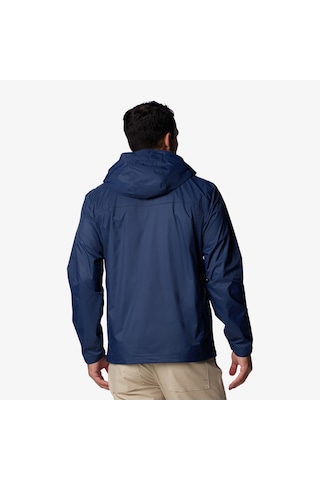 Columbia Watertight Erkek Lacivert Yağmurluk Düz Rm2433