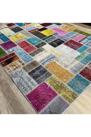Hoom Rugs Patchwork Multy El Dokuma Kilim