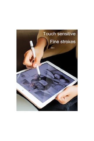 Ipad 10.2 8. 9 Uyumlu Nesil 2 In 1 Stylus Kalem Özel Tasarım Ve Çizim Kalemi