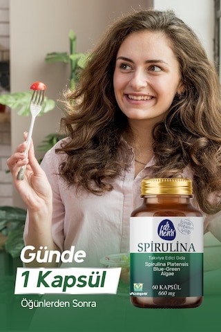 Dr. Henri Spirulina İçeren Takviye Edici Gıda 660 Mg 60 Kapsül