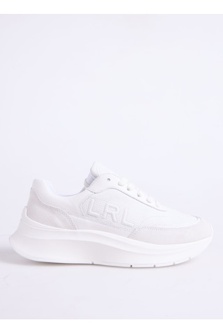 Lauren Ralph Lauren Beyaz Kadın Deri Sneaker 802969384001