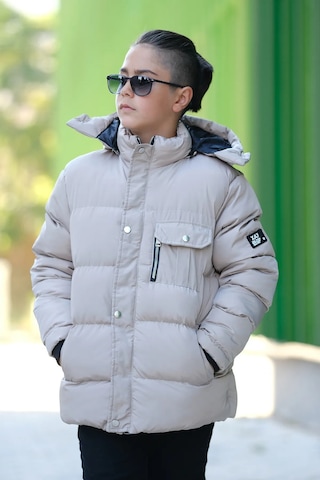 Erkek Çocuk Şişme Mont Km.0041 Bej