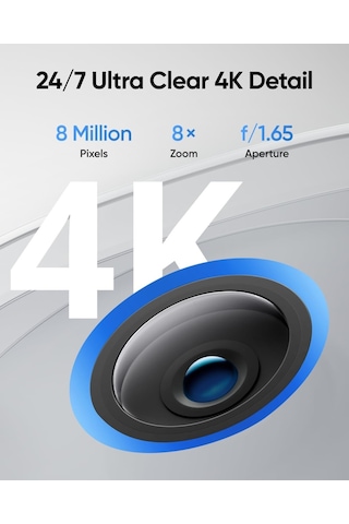 Eufy Security Eufycam E330 Eklenti Kamera, 4k Dış Mekan Güvenlik Kamerası