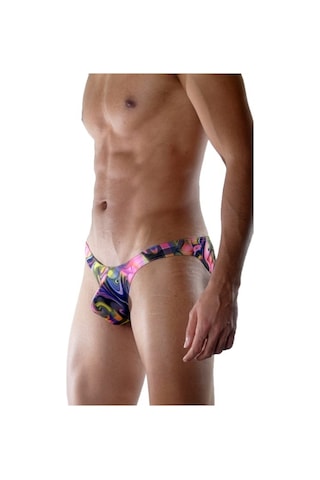 Terry Pau Don Moris Desenli Erkek Slip (Dm021811) Çok Renkli