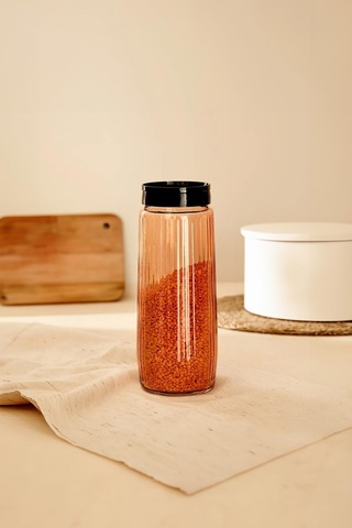 Selka Home 3'lü Signature Çizgili Kavanoz 001