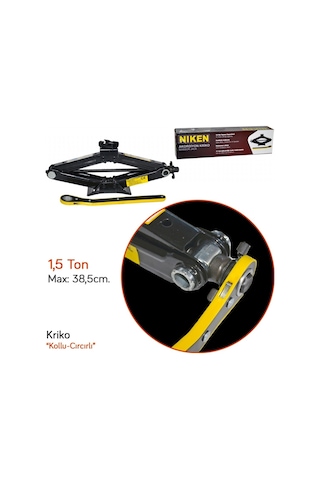 Niken Akordion Kriko Cırcırlı Kollu 1,5 Ton