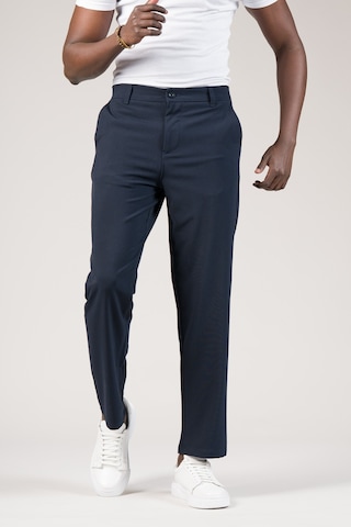 Akçaylar Yazlık Astarsız Arka Beli Lastikli Geniş Paça Yarım Baggy Kumaş Pantolon Lacivert