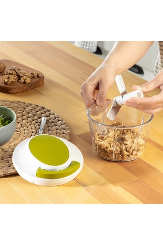 Ceronni Vera İpli El Rondosu Yeşil Yeşil