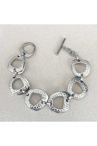 Creo Halkalı Çelik Bileklik Çok Renkli