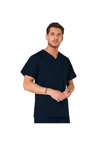 Şensel, Erkek Hastane Takım, V Yaka, Lacivert -48E1245-