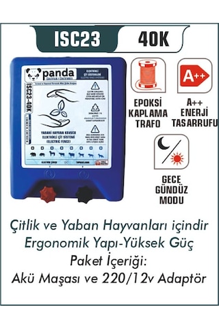 Panda Elektrikli Çit 40k