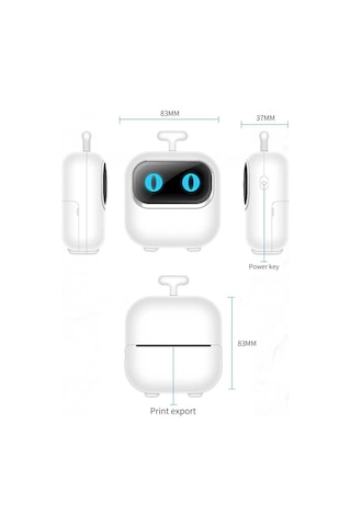 Os7567w-1 Taşınabilir Termal Fotoğraf Mini Cep Yazıcı