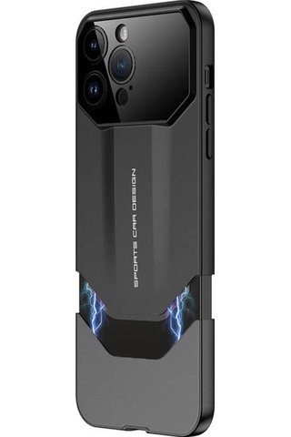 IPhone Uyumlu 14 Pro Max Kılıf Çift Parçalı Zore Ays Pro İkili Kapak-siyah-gri