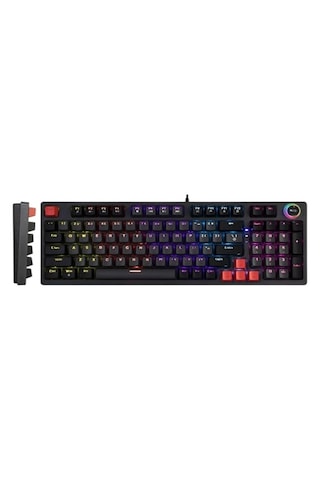Rgb 96 Tuşlu Gaming Klavye 20 Işık Modu Ayarlanabilir Parlaklık Blue Switch Uzun Ömürlü