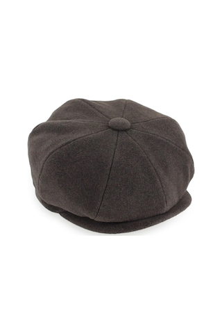 Superstorm Erkek Yün Newsboy Kasket Ingiliz Flat Cap Şapka