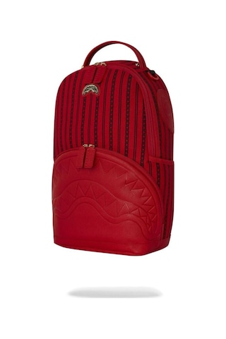 Sprayground Reverse Sip 2.0 Sırt Çantası, Ergonomik Tasarım, Kadife Gözlük Bölmesi Kırmızı