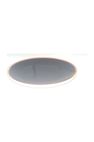 Seramik Sunum Tabağı 18 Cm Siyah 6adet