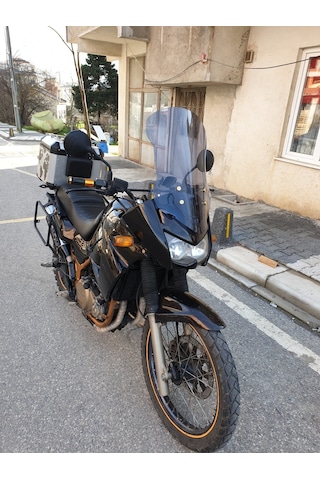 Motocam Kawasaki Kle 500 Ön Cam 2005-2008 Model 58cm Füme Renkli 4mm Uzun