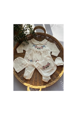 Baby Zuhu 5 Parça Kutulu Yenidoğan Seti Bej Bej