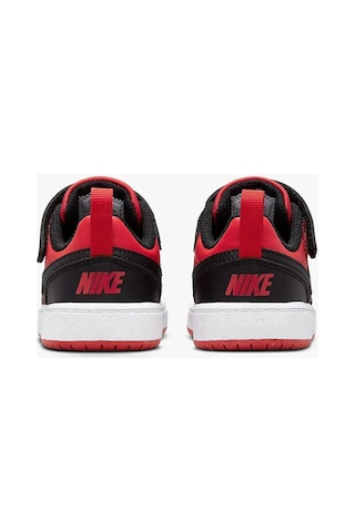 Nike Siyah - Kırmızı Bebek Yürüyüş Ayakkabısı Dv5458-600 Court Borough Low Td