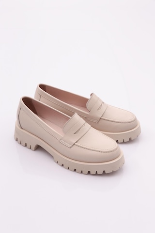Dgn 2842 Kadin Loafer Ayakkabi 2842-730-R0152 Bej