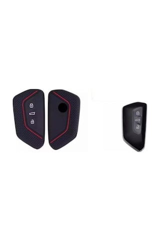 Mk4 Yeni Seat Leon Ve Fr Silikon Anahtar Koruma Kılıfı 2 Adet Siyah Renk