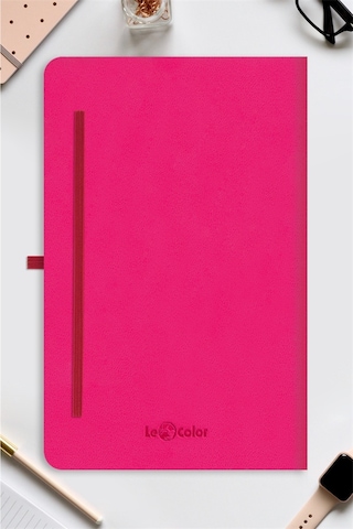 Tarihsiz Klasik Defter Rec Note 13x21 Çizgili Pembe