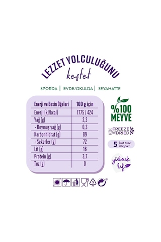 Yayla Enfies Freeze Dried İncir 20 G X 5 Adet 20 ML