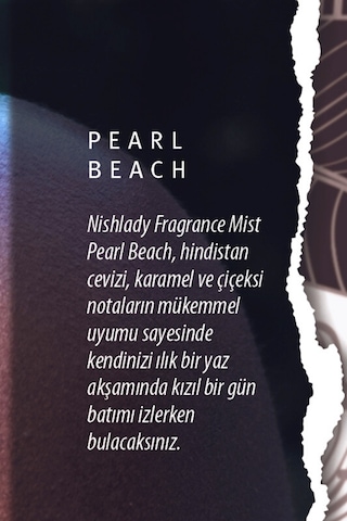 Nishlady Pearl Beach Body Mist Vegan Vücut Spreyi 260 ML