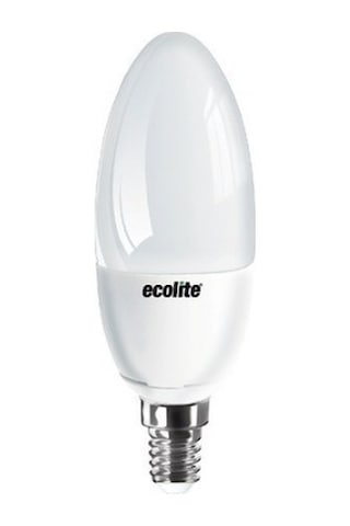 Ecolite 10'Lu Paket E14 Led Buji Ampul 5W G.Işığı Sarı Işık