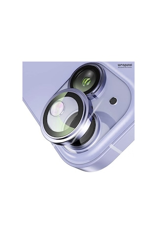 Apple Uyumlu iPhone 14 Plus Kamera Lens Koruyucu Mor