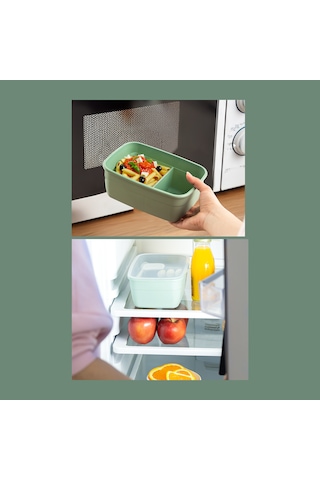 Porsima 3199 Sosluklu 2 Katlı Beslenme Çantası Lunch Box Somon