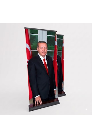 Cumhurbaşkanı Poster Baskılı Pro Roll Up Banner 100x200cm No:1 Diğer