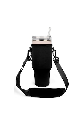 Mufunye 40oz Outdoor Sıcak Soğuk Tutucu Kupa Çantası, Taşınabilir Askı, Dayanıklı Materyal, Toplu Satış Mavi Açık Mavi