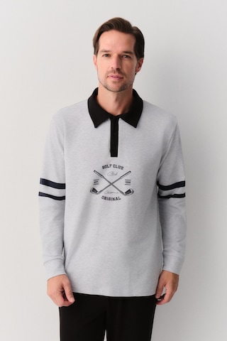 Suwen Tiger Erkek Spor Takımı Sh26317660s051 Gri Melanj